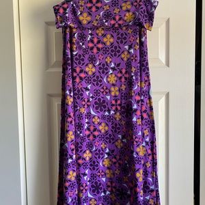 LuLaRoe Maxi Skirt - Size Large